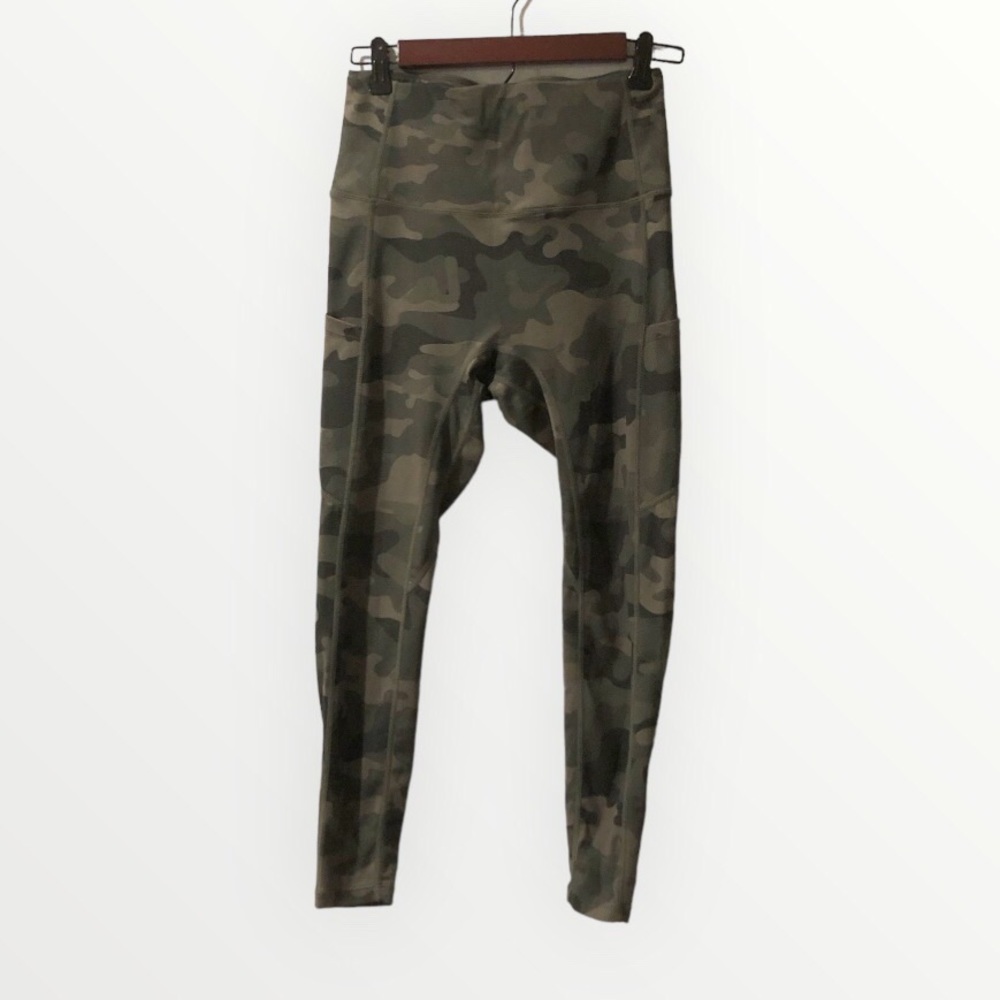 Camouflage 7/8 leggings with pockets